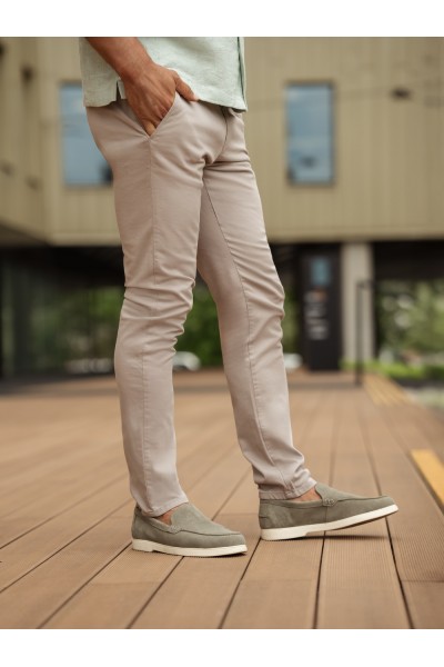 Spodnie VALERIO BEIGE 219 SLIM