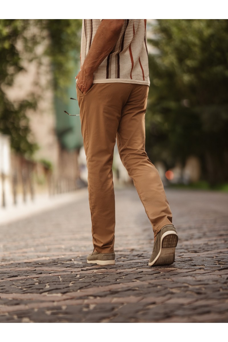 SPODNIE BAWEŁNIANE RALF CAMEL 211...