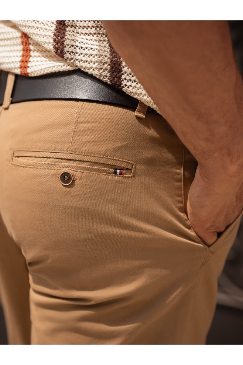 SPODNIE BAWEŁNIANE RALF CAMEL 211...