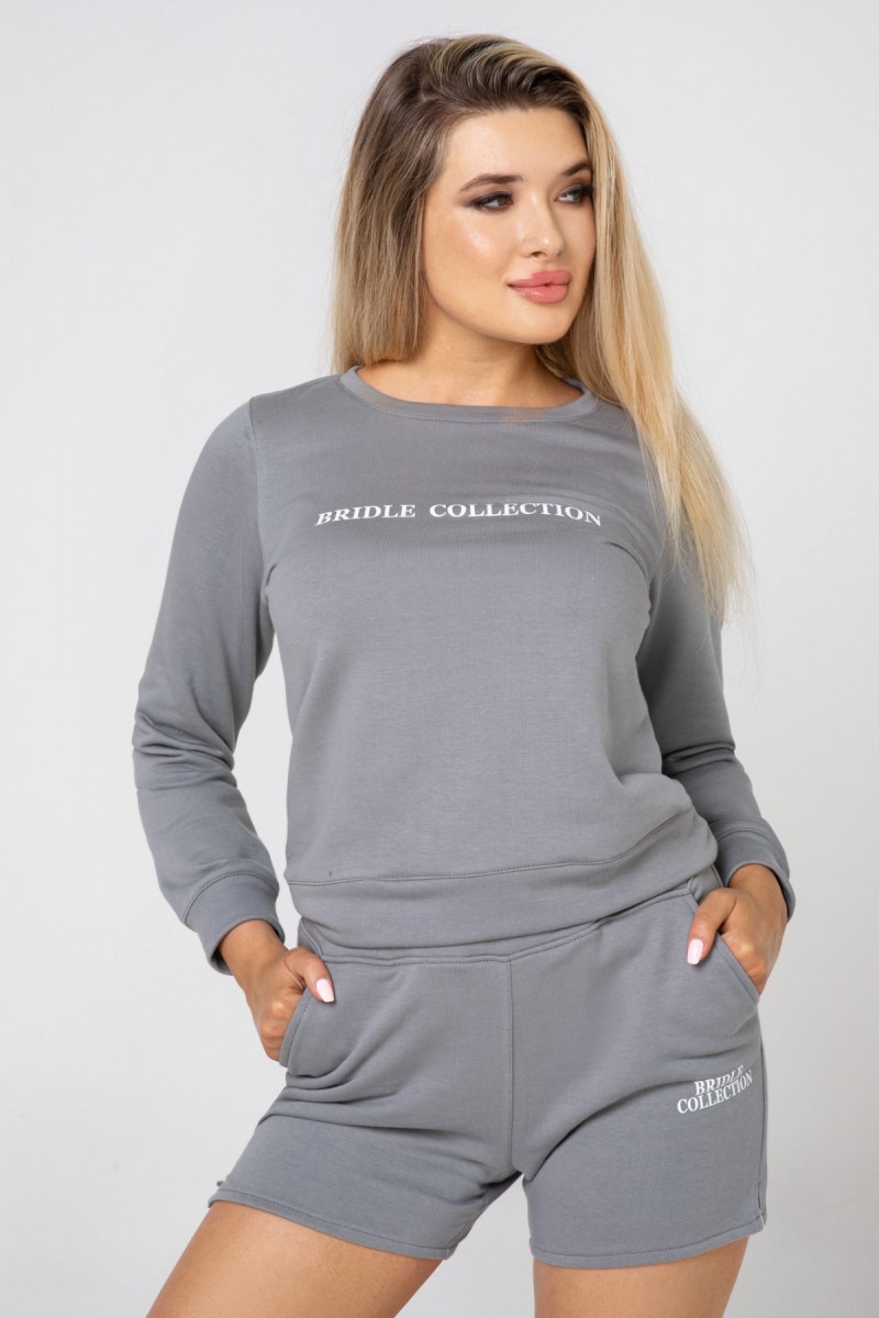 SHORTY DRESOWE DAMSKIE GREY