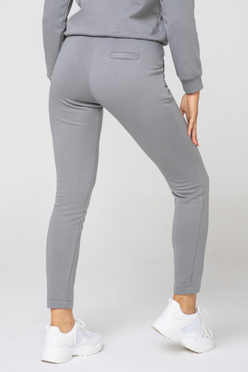 SPODNIE DRESOWE DAMSKIE SZARE