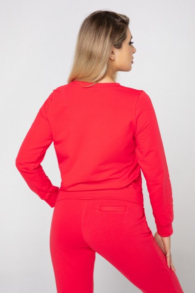 BLUZA DRESOWA DAMSKA NEON RED 2
