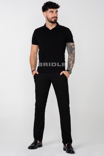 SPODNIE OCTAVIO BLACK 219 SLIM