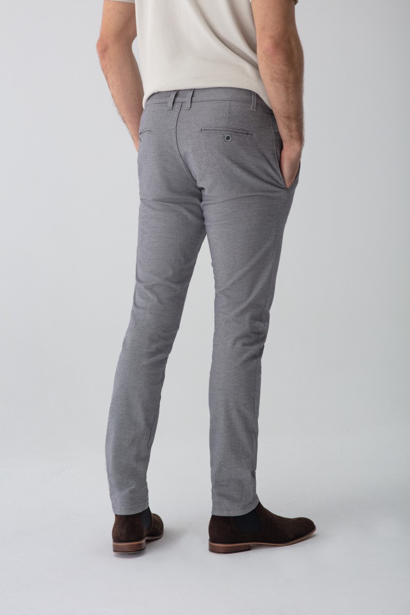 SPODNIE HENRY SZARY 219 SLIM