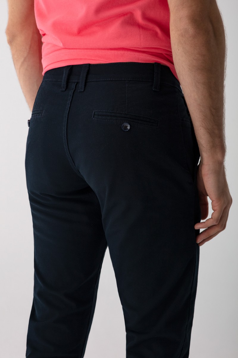 SPODNIE BAWEŁNIANE TREVOR GRANAT 211...