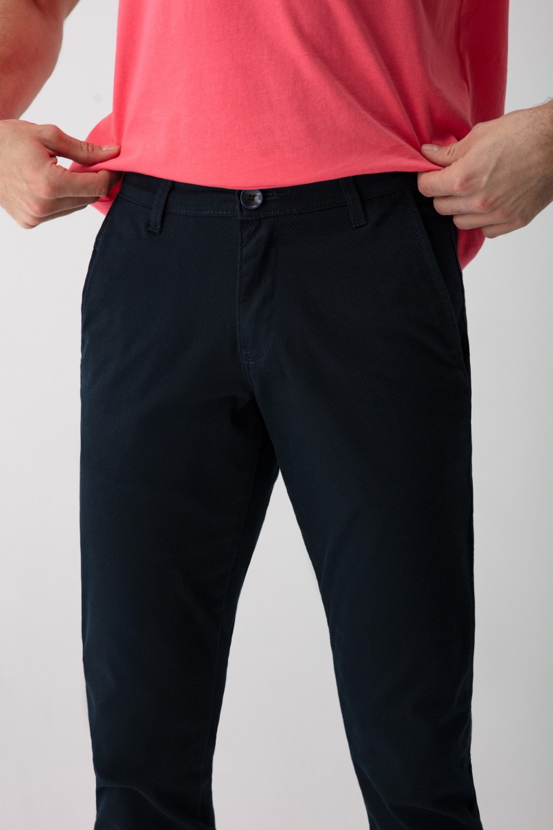 SPODNIE BAWEŁNIANE TREVOR GRANAT 211...