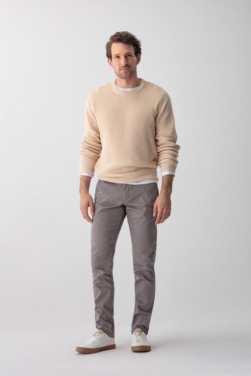 SPODNIE BAWEŁNIANE VERANO 219 SLIM