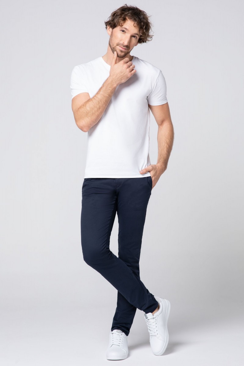 SPODNIE BAWEŁNIANE RALF GRANAT 211...