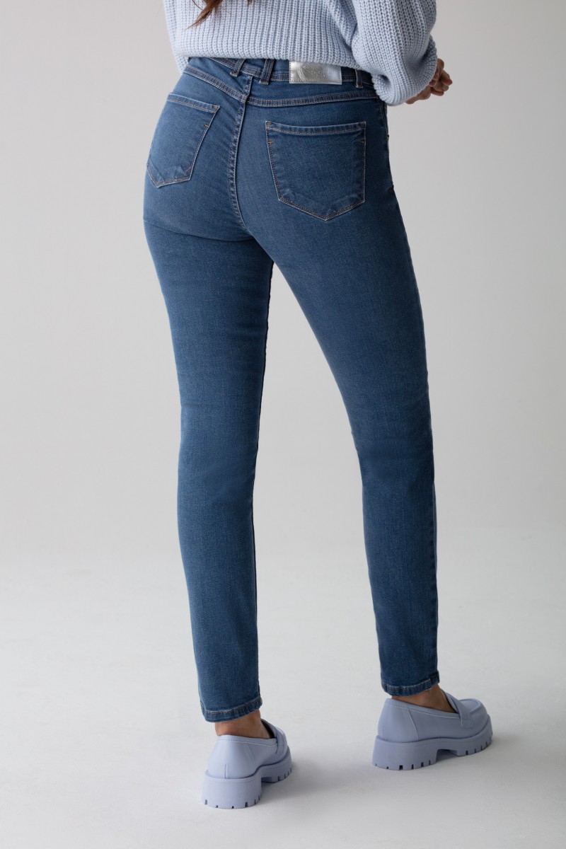 SPODNIE JEANSOWE DARIA BLUE 469 SLIM
