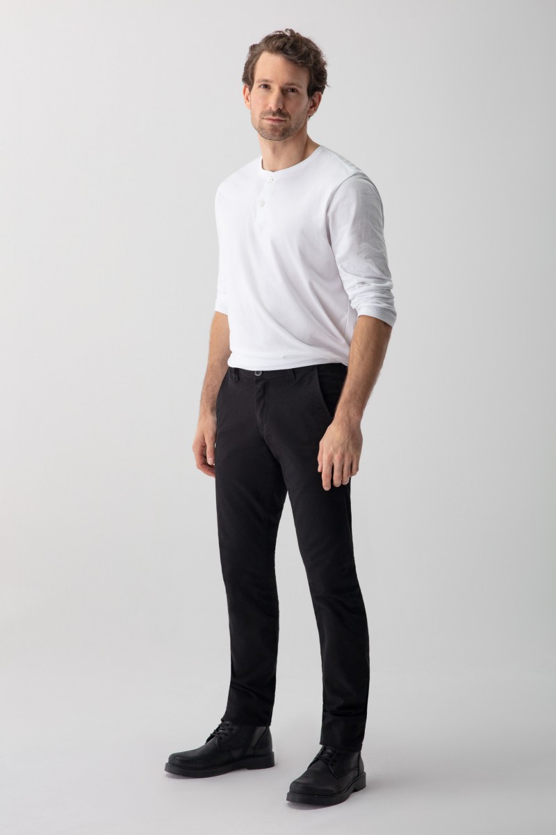 SPODNIE BAWEŁNIANE TREVOR CZARNY 211...