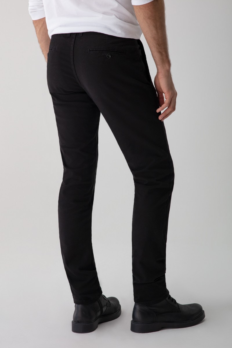 SPODNIE BAWEŁNIANE TREVOR CZARNY 211...