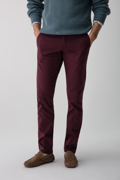 SPODNIE RICHARD BURGUND 219...