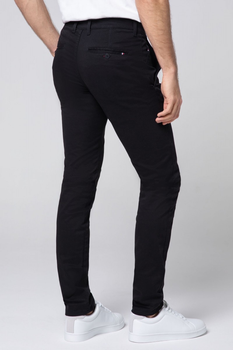 SPODNIE BAWEŁNIANE RALF CZARNY 211...