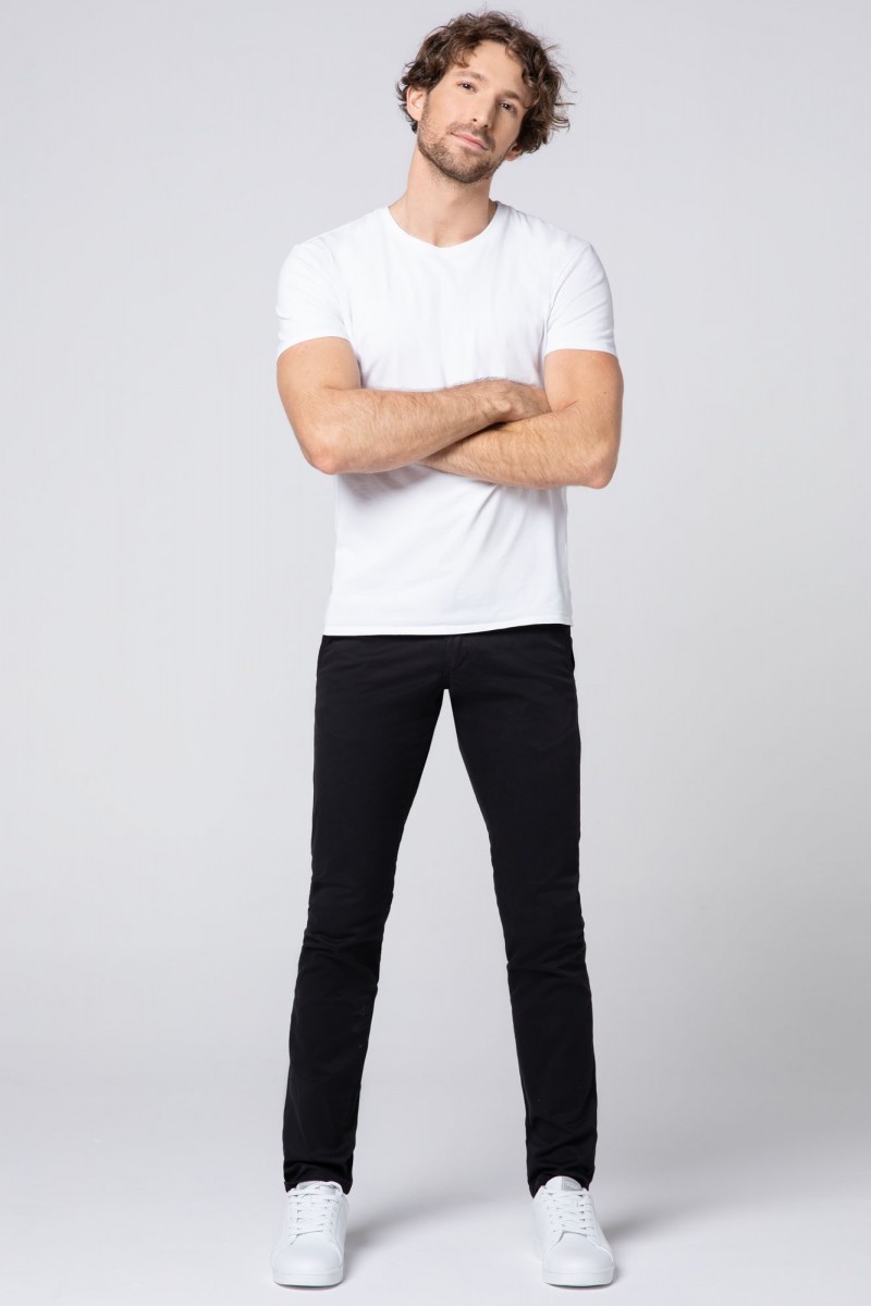 SPODNIE BAWEŁNIANE RALF CZARNY 211...