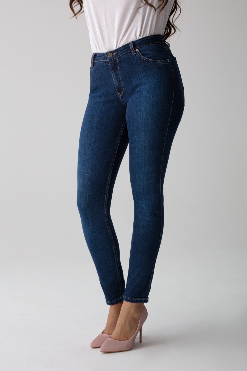 SPODNIE JEANSOWE DARIA CIEMNA 469 SLIM