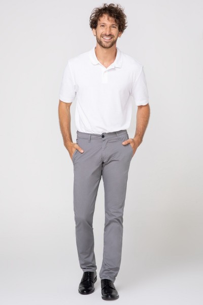 SPODNIE BAWEŁNIANE RM SZARY...