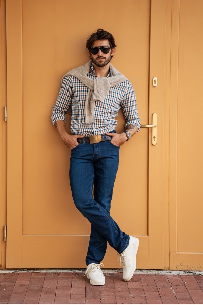 SPODNIE JEANSOWE MAURIZIO...