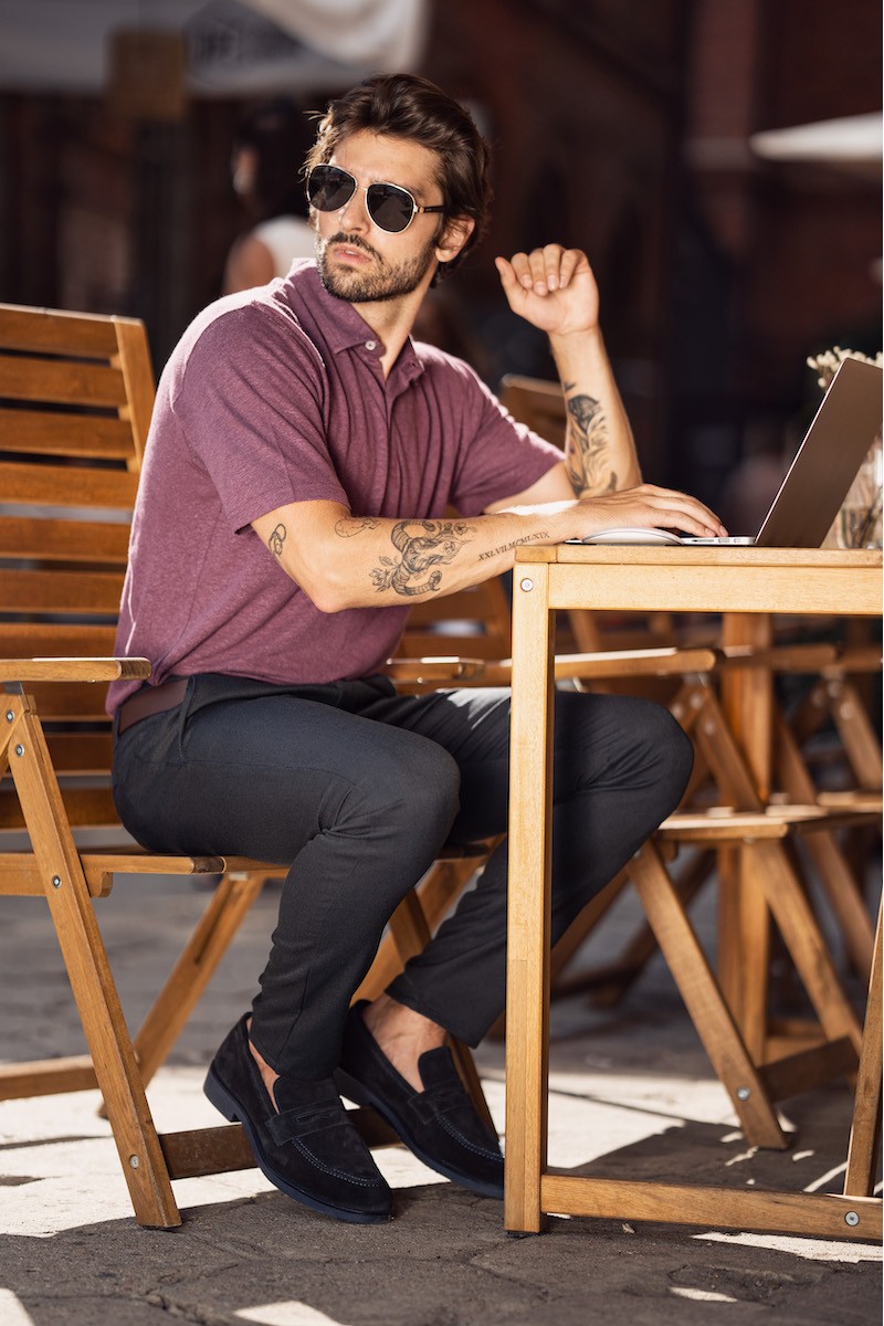 SPODNIE RICK NAVE 219 SLIM