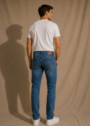 Jeansy męskie Gabriel niebieskie 109 Comfort Slim – zdjęcie 2