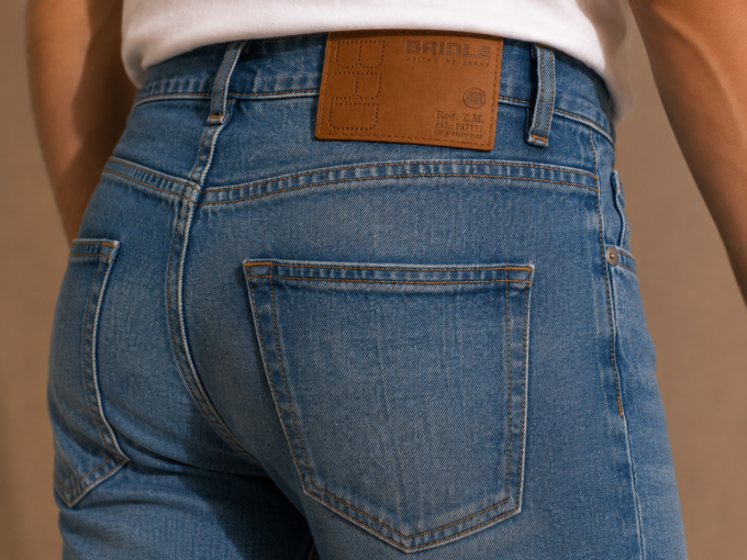 Jeansy męskie Gabriel niebieskie 109 Comfort Slim – zdjęcie 3