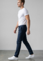 Spodnie męskie Rm granatowe 211 Comfort Slim – zdjęcie 3