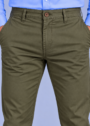Spodnie męskie Marron oliwka 211 Comfort Slim – zdjęcie 2