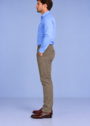 Spodnie męskie Marron beż 211 Comfort Slim – zdjęcie 4