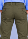 Spodnie męskie Marron oliwka 211 Comfort Slim – zdjęcie 5